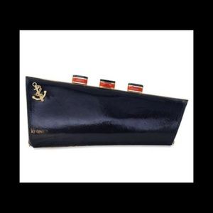 Kitschy cute Kate Spade Ship Clutch NWT